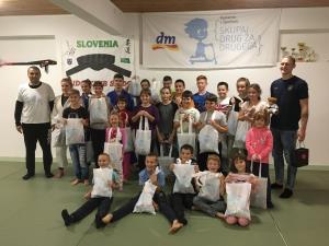 Tilen Kodrin je obiskal mlade športnike na športnih uricah v Judo klubu Shido v Orli vasi
